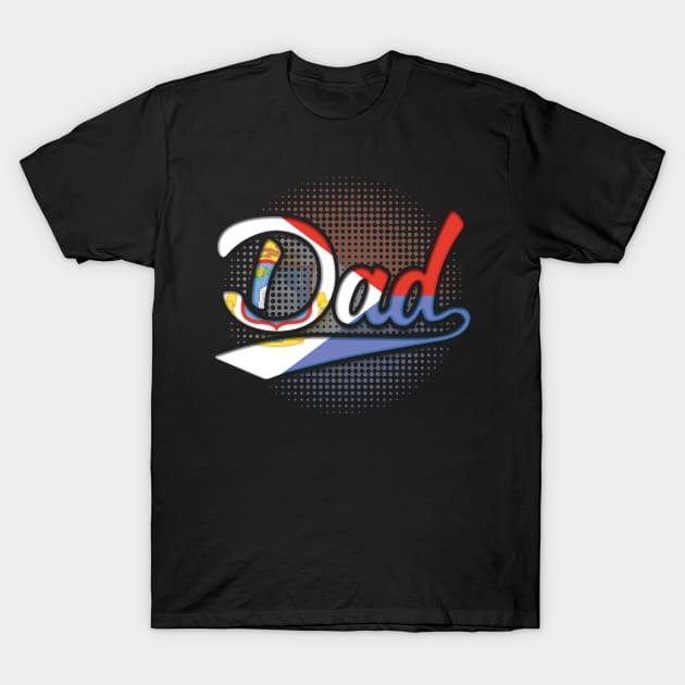 Sint Maartener Dad - Gift for Sint Maartener From Sint Maarten T-Shirt by Country Flags